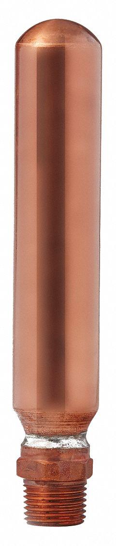 SMITH LIGHT COMMERCIAL Water Hammer Arrestor: 3/4 in Pipe Size, NPT, 8 11/16 in Overall Ht, Copper (MPN 520-T-B). Key specifications — Body Material: Copper; Brand: SMITH LIGHT COMMERCIAL.
