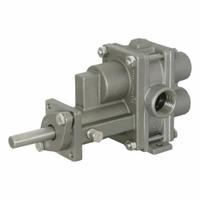 PULSAFEEDER Rotary Gear Pump Head: 316 Stainless Steel Body, 3/4" Flange, 9.8 gpm, SS Shaft Material (MPN GA6-UCT-KKU). Key specifications — Brand: PULSAFEEDER; Ports: 3/4" Flange; Includes Relief Valve: No.