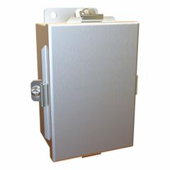 HAMMOND Enclosure: Aluminum, 6 in x 4 in x 3 in, NEMA 12/13/4/4X, w/Panel, Solid Cover, Clamp On (MPN 1414N4ALC). Key specifications — Brand: HAMMOND; Closure Method: Clamps; Enclosure Material: Aluminum; Knockouts: Not Included; Includes Inner Panel: with Inner Panel Included.