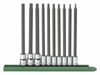 GEARWRENCH Socket Bit Sets: 1 - 25 Pieces, 1/4 in, 3/8 in Drive Size, 10 Pieces, 6 in Overall Lg (MPN 80588). Key specifications — attr1216280: Fixed Insert; attr1216283: GEARWRENCH; attr1225718: T8 to T50; attr1227491: 1/4 in, 3/8 in.