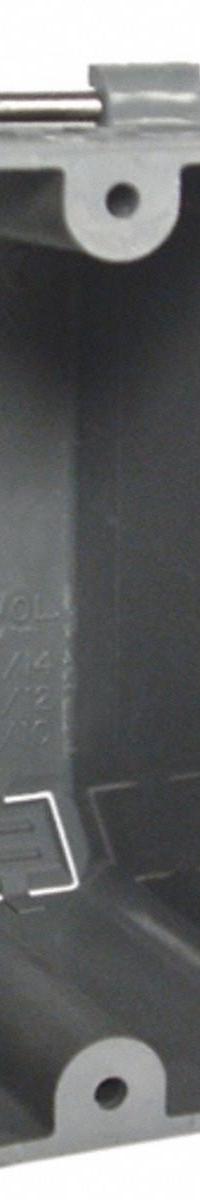 RACO Electrical Box: Thermoplastic, Nonmetallic Material & Nominal Size, Rectangular, 1 Gangs (MPN 7302RAC). Key specifications — Brand: RACO; Bracket Style: Without Bracket; Clamp Style: NMSC.