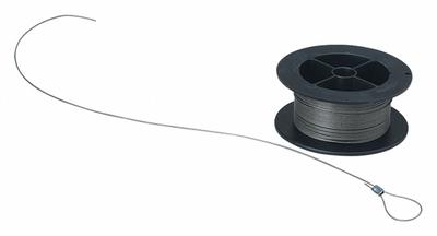 ELECTROMARK Wire Rope: Stainless Steel, 7 x 7, 480 lb Working Load Limit, 500 ft Overall Lg - Corrosion-Resistant Stainless-Steel Wire Rope