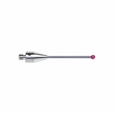 INSIZE M3 Stylus: CMM Straight Stylus, Ball, Straight, 0.118 in Ruby Ball Tip - Straight CMM Styli
