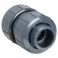 ASAHI Ball Check Valve: Ball, Inline Valve Body, PVC, 1 in Pipe Size, True Union Socket, Std, FKM (MPN 1213010). Key specifications — Brand: ASAHI.