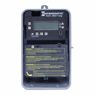 INTERMATIC Electronic Timer: 7 day, Astronomic, 120-277V AC, DPST/SPST - Digital Timer Switches
