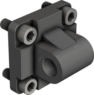 SMC Single Clevis: Clevis Mount Type, Fits 80 mm Bore Dia, 94 mm Overall Lg - Clevis Mounting Hardware