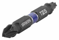 IRWIN Double Ended Driver Bit: Imperial, Impact, T25 – HexT25 – Hex Bit Size and Type - Filter, 2 PK (MPN IWAF32DEP2T252). Key specifications — attr1132179: Hex; attr1110551: IRWIN; attr1132174: S2 Steel.