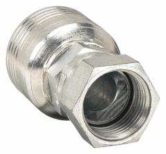 AEROQUIP Hydraulic Crimp Fitting: Steel x Steel, Straight, -32 For Hose Dash Size, JIC x Crimp (MPN 1AA32FJ32). Key specifications — Fitting Gender: Female x Genderless; Fitting Connection Type: JIC x Crimp; Thread Size: 2-1/2"-12; For Hose Dash Size: -32; Brand: AEROQUIP.