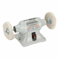 DAYTON Bench Buffer: Fixed Speed, 1/2 hp, 6 in Max Wheel Dia, 3,450 RPM, 120V AC (MPN 4TJ99). Key specifications — attr1087987: DAYTON.