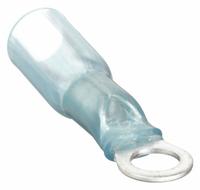 VELVAC Ring Terminal: Blue, Heat Shrink Insulation, 5/16 in Stud Size, 16 AWG to 14 AWG Wire Sizes (MPN 37316). Key specifications — Brand: VELVAC.