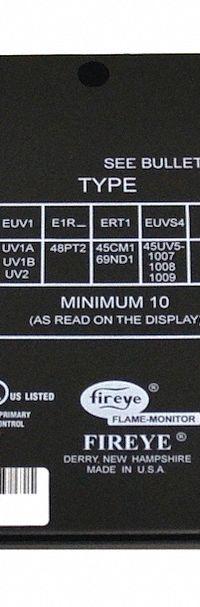 FIREYE Infrared Amplifier Module: Mfr Part # E1R1. Key specifications — Manufacturer Part Number: E1R1; Product Type: Ignition Module.