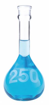 KIMBLE Volumetric Flask: 10 mL, Colorless, Conical, A, +/-0.08 mL, Includes Closure (MPN 92812P-10). Key specifications — Shape: Conical; Tolerance: +/-0.08 mL; Body Color: Colorless; Brand: KIMBLE; Compatible with Stopper Size: 13; USP Specification: Type I.