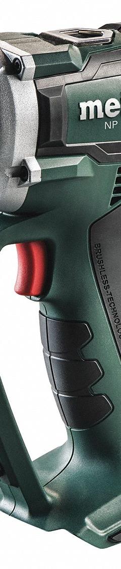 METABO Rivet Tool: Tool Only, 15/16 in Stroke Lg, 2,248 lbf Pulling Force, Brushless, 18 V DC Volt (MPN NP 18 LTX BL 5.0 bare). Key specifications — attr1171031: METABO; attr1171055: Quick Change Nozzle.
