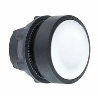 SCHNEIDER Flush Push Button: Gray, 22 mm Mounting Size, Non-Metallic, Momentary (MPN ZB5AA8). Key specifications — Brand: SCHNEIDER; Action: Momentary; Series: XB5; Push Button Material Type: Non-Metallic.