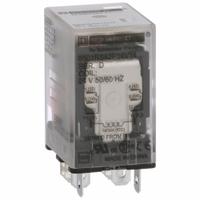 SCHNEIDER General Purpose Relay: Socket Mounted, 15 A Current Rating, 24V AC, DPDT, 8 Pins/Terminals (MPN 8501RS42P14V14). Key specifications — Brand: SCHNEIDER; Base Type: Square; Mounting Style: Socket; Pin Shape: Flat; Electrical Connection: Quick-Connect; Manufacturer Part Number: 8501RS42P14V14; Series: Square D 8501R Miniature Series.
