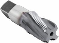 OSG Pipe and Conduit Thread Tap: 3/8"-18 NPTF, 4 Flute, TiCN Coated High Speed Steel (MPN 1251808)