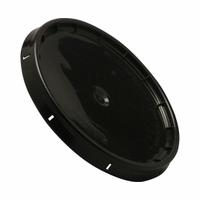 GRAINGER Lid: Gasketed, 12 1/4 in Overall Dia, Black, Plastic, Not NSF Certified (MPN 878HN2). Key specifications — attr1265148: Not Rated; attr1188872: GRAINGER; attr1265149: Not Rated; attr1188855: 878HN8; attr1188854: Plastic; attr1188856: 878HN6.