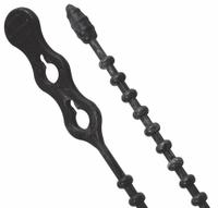 GARDNER BENDER Beadle Wrap: Black, 8 in Lg, Outdoor Use, Max. 2 in Bundle Dia., 70 lb Rated, 15 PK (MPN 45-8BEADBK). Key specifications — Outdoor Use: Yes; Color: Black; Brand: GARDNER BENDER; Pack: Small Pack.