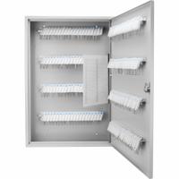 Key Cabinet: 160 Key Capacity, Single Key Lock, Steel, Gray, 22 in Ht, 15 in Wd, 3 in Dp, Wall Mount (MPN CB12492). Key specifications — Brand: BARSKA; Finish: Matte; Includes Key Tags: Includes Key Tags; Includes Mounting Hardware: Mounting Hardware Included; Color: Gray; Mounting Location: Wall; Material: Steel.
