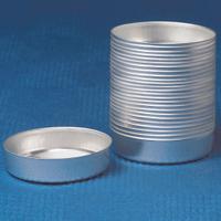 EAGLE THERMOPLASTIC Weighing Dish: Non-Sterile, Aluminum, 80 mL Capacity, Square, 3/4 in Overall Ht (MPN D70S-100). Key specifications — Brand: EAGLE THERMOPLASTIC; Color: Gray; Material: Aluminum; Boat Shape: Square; Includes Finger Tab: Not Included.