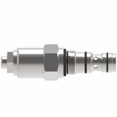 CHAR-LYNN Pressure Control Valve: Screw-In, Leakproof Screw Adjustment, A3146 Valve Cavity Size (MPN 407AA00009A). Key specifications — attr1012059: 407AA00009A; attr1250696: 1VR100-P; attr1011660: Nitrile; attr1011632: Leakproof Screw; attr1011635: CHAR-LYNN; attr1011636: Steel; attr1011644: A3146.