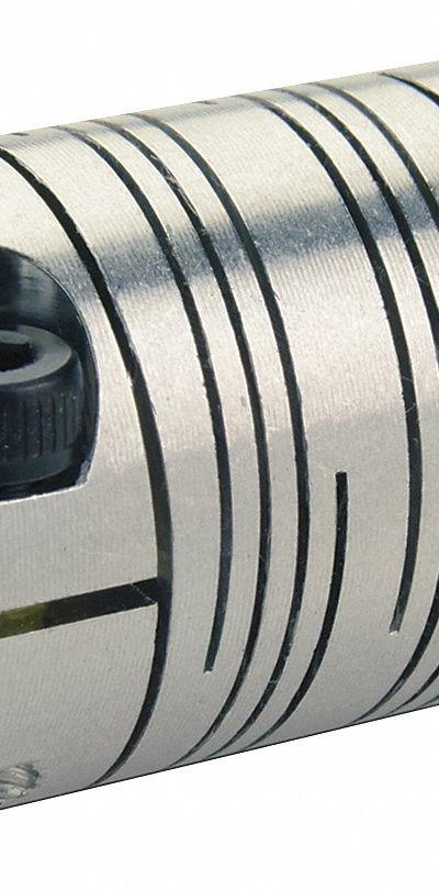 RULAND MANUFACTURING Motion Control Coupling: 3° Angular Misalignment - General Purpose Clamp-On Beam Shaft Couplings