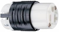 LEGRAND Straight Blade Connector: 5-20R, 125V AC, 20 A, 2 Pole, 3 Wire, Black (MPN PS5369X)