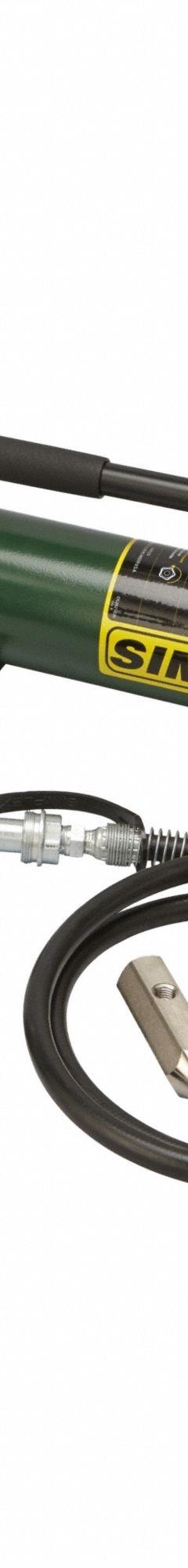 SIMPLEX Cylinder and Hand Pump Set: 25 ton Cylinder Nominal Capacity, 6 3/16 in Cylinder Stroke, P82 (MPN ST256A). Key specifications — attr96781: HCA6; attr96779: R256; attr96780: P82; attr98877: SIMPLEX.