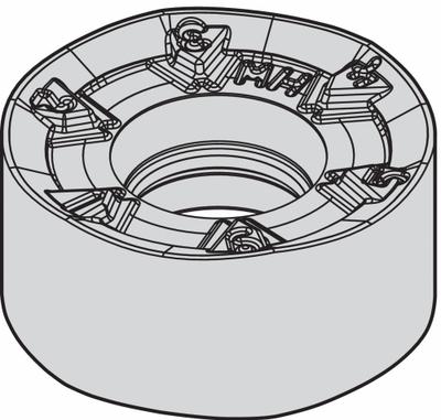 WIDIA Round Milling Insert: RNGJ1204M0SMH (MPN 5123902) - Round (R) Indexable Milling Inserts