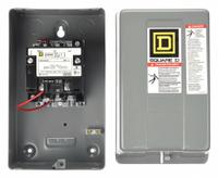 SQUARE D NEMA Magnetic Contactor: Non-Reversing, 3 Poles, NEMA Size 1, 27 A, 120V AC (MPN 8502SCG2V02S). Key specifications — Brand: SQUARE D.