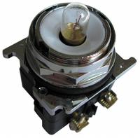 EATON Pilot Light: 30 mm Panel Mounting Size, No Lens Included, Incandescent, 10250T Series (MPN 10250T185N). Key specifications — Lens Color: No Lens Included; Series: 10250T; Brand: EATON; Includes Push-To-Test: No Push-To-Test Included.