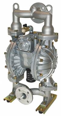 DAYTON Double Diaphragm Pump: Aluminum Body, 1 1/2 in, Flange Connection with NPT Threads, 115 gpm (MPN 6PY45). Key specifications — Brand: DAYTON; Seat Material: Buna-N; Check Valve Material: Buna-N.