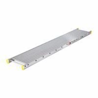 WERNER Scaffolding Stage (MPN 2620). Key specifications — Color: Silver; Series: 2600; Brand: WERNER; Deck Material: Aluminum; Frame Material: Aluminum.
