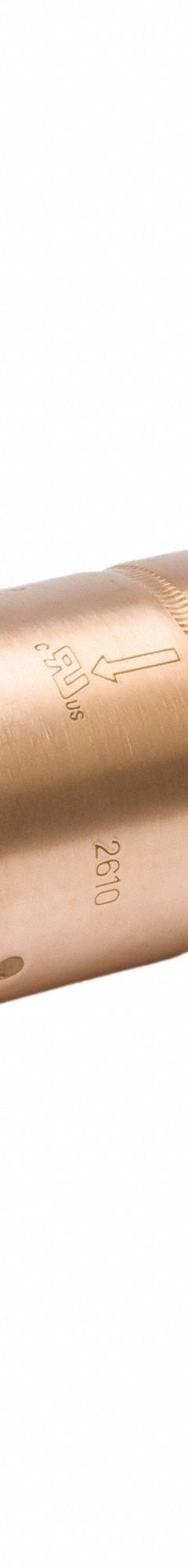 MUELLER Refrigerant Check Valve: Magnetic Check Valve, 3/8 in Connections, 5/16 in Cut Out (MPN A 17935). Key specifications — Brand: MUELLER; Material: Copper.