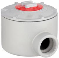 Conduit Outlet Body: Aluminum, GR, 3/4 in Trade Size, LB Body, 18 cu in Body Capacity (MPN GRLB75-A). Key specifications — Series: For Standard Body; Compatible Conduit Trade Size: 3/4 in; Thread Gender: Female; Hub Style: Threaded; Cover Included: Yes; Body Style: LB; Connection Type: Threaded; Back Type: Round.