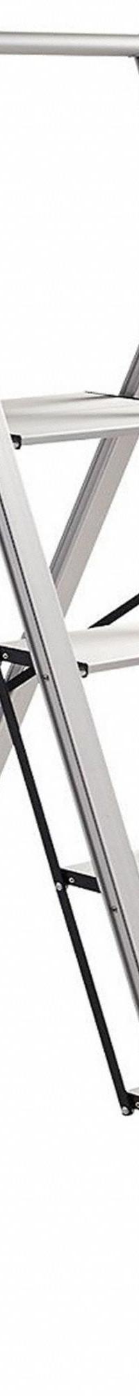 XTEND + CLIMB Step Stool: 4 Steps, 4.7 ft Overall Ht, 250 lb Load Cap, Aluminum, 2.8 ft Standing Ht (MPN SL4H LITE). Key specifications — Brand: XTEND + CLIMB; Color: Silver.