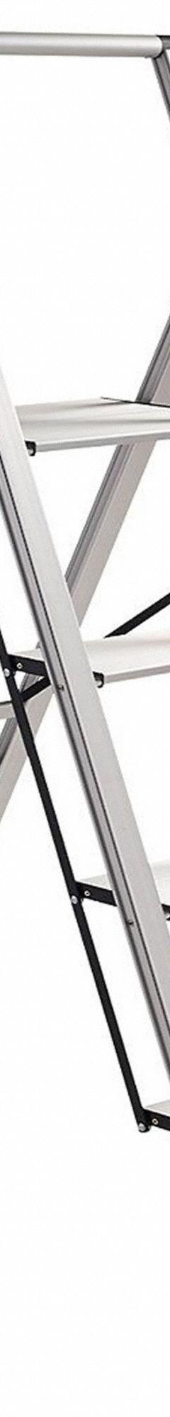 XTEND + CLIMB Step Stool: 4 Steps, 4.7 ft Overall Ht, 250 lb Load Cap, Aluminum, 2.8 ft Standing Ht (MPN SL4H LITE). Key specifications — Brand: XTEND + CLIMB; Color: Silver.