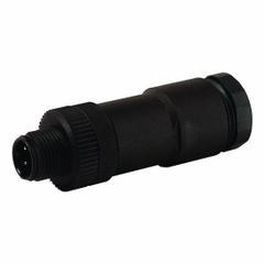 MURRELEKTRONIK Circular Connector: A Coded, 4 Pin, M12, IP67, Screw Terminals, Straight, Plastic (MPN 7000-12781-0000000). Key specifications — Connector Body Type: Pin; Coding: A; Brand: MURRELEKTRONIK; Voltage Rating: 250V AC/250V DC; Thread Size: M12; IP Rating: IP67; Housing Material: Plastic; Connector Orientation: Straight.