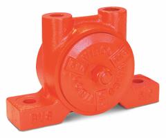 VIBCO Pneumatic Vibrator: 900 lbf, 4,500 vpm, 1/2 in NPT, BVS, 77 dBA, Cast Iron, Continuous (MPN BVS-510). Key specifications — attr671163: 77 dBA; attr671170: 900 lbf @ 80 psi; attr671165: 4500 vpm @ 80 psi; attr671184: 1/2 in; attr671185: NPT; attr671192: NPT; attr671193: 3/4 in; attr671175: VIBCO.
