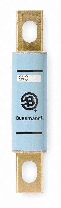 Semiconductor Fuse: Tron KAC Series, Fast-Acting, 125 A, 600 V AC, Non-Indicating (MPN KAC-125). Key specifications — Series: Tron KAC; Brand: BUSSMANN.