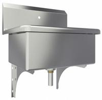 SANI-LAV Scrub Sink: 1 Stations, 10 1/2 in Bowl Dp, 22 in Bowl Lg, 16 1/2 in Bowl Wd, 1 Faucet Holes (MPN 5310). Key specifications — Includes Side Splash: Side Splash Not Included; Series: Stainless Steel Wash-Station; Brand: SANI-LAV.
