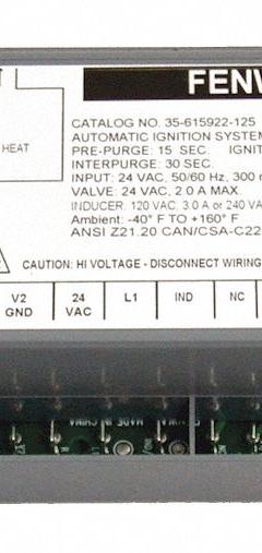 FENWAL IGNITION CONTROLS Control Board, 24V: Mfr Part # 35-615922-125. Key specifications — Manufacturer Part Number: 35-615922-125; Product Type: Ignition Control Board.