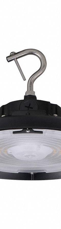 DAYBRITE LED Selectable Round High Bay: 22 lm, 3500K/4000K/5000K, 25 ft – 50 ft Mounting Ht, 150 W (MPN HCY0823L8CST-UN3-DIM-BK). Key specifications — Color Temperature: 3500K; Voltage: 120 to 347V AC; LED Replacement For: 400W MH; Brand: DAYBRITE.
