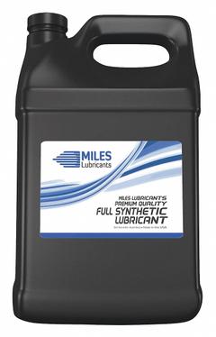 MILES LUBRICANTS Compressor Oil: 1 gal, Bottle, 20 SAE Grade, 68 ISO Viscosity Grade, Food Grade (MPN MSF1547005). Key specifications — attr59744: 107; attr59746: 68; attr59736: Yes; attr59735: Bottle; attr59738: Miles FG Comtech Clean; attr59749: 20.