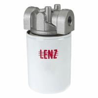 LENZ Return Line Hydraulic Filter: 20 gpm Max. Flow, 200 psi Max. Pressure, Paper, Single (MPN 221007). Key specifications — attr95846: Paper; attr98907: LENZ; attr95844: 25; attr95847: Single.