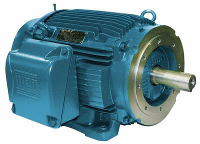 WEG General Purpose Motor: C-Face/Rigid Base Mount, Totally Enclosed Fan Cooled - C-Face with Rigid Base 3-Phase General Purpose AC Motors