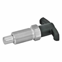 JW WINCO Indexing Plungers with T-Handle: Nonlocking, 18-8 SS Body & Plunger, M16x1.5, 8.5 N to 26 N (MPN 817.4-8-8-M16X1.5-B-NI). Key specifications — Brand: JW WINCO.