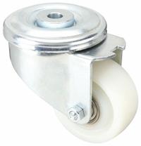 APPROVED VENDOR Bolt-Hole Caster: Swivel, No Brake, Nylon, 3 in Wheel Dia., 1 1/4 in Wheel Wd, Nylon (MPN LKR-SPO 75K). Key specifications — attr1111490: APPROVED VENDOR; attr1176865: Swivel.