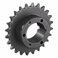 TSUBAKI Sprocket: For 50 Chain, 24 Teeth, 4.788 in Pitch Dia, 5.122 in Outside Dia, Steel (MPN 50P24). Key specifications — attr85388: TSUBAKI; attr305233: P1.