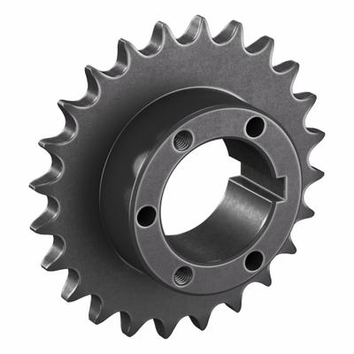 TSUBAKI Sprocket: For 50 Chain, 24 Teeth, 4.788 in Pitch Dia, 5.122 in Outside Dia - Size 50 Bushed-Bore Roller Chain Sprockets